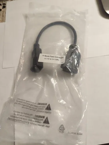 1ft 18 AWG Monitor Power Adapter Cord