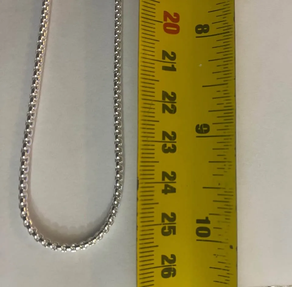 Italian Sterling Silver 925 Chain for girls or boys image indicator(6)