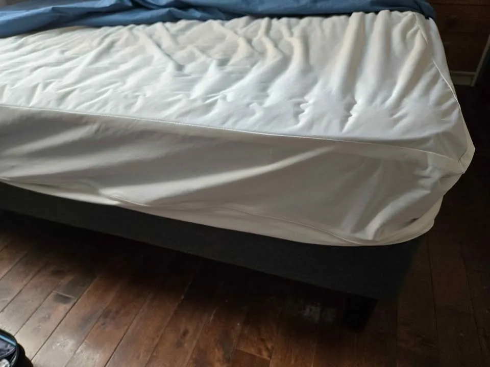 Sleep country queen mattress with bug/water proof protector image indicator(6)