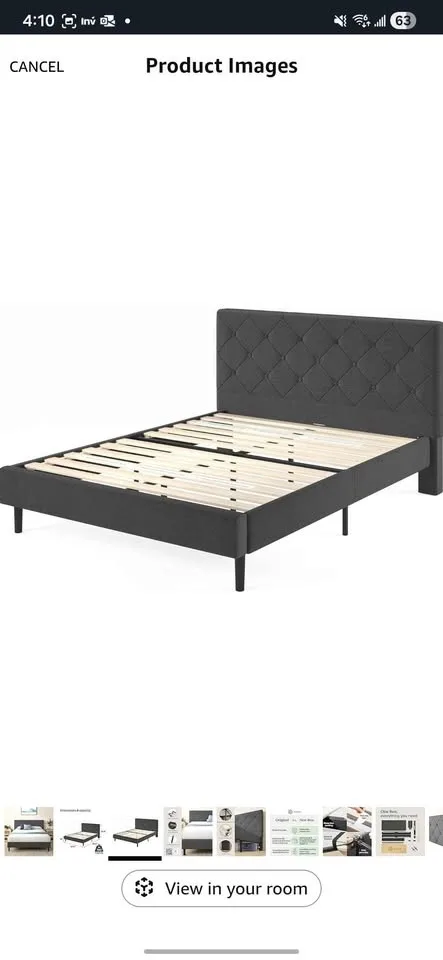 Zinus queen bed frame image indicator(2)