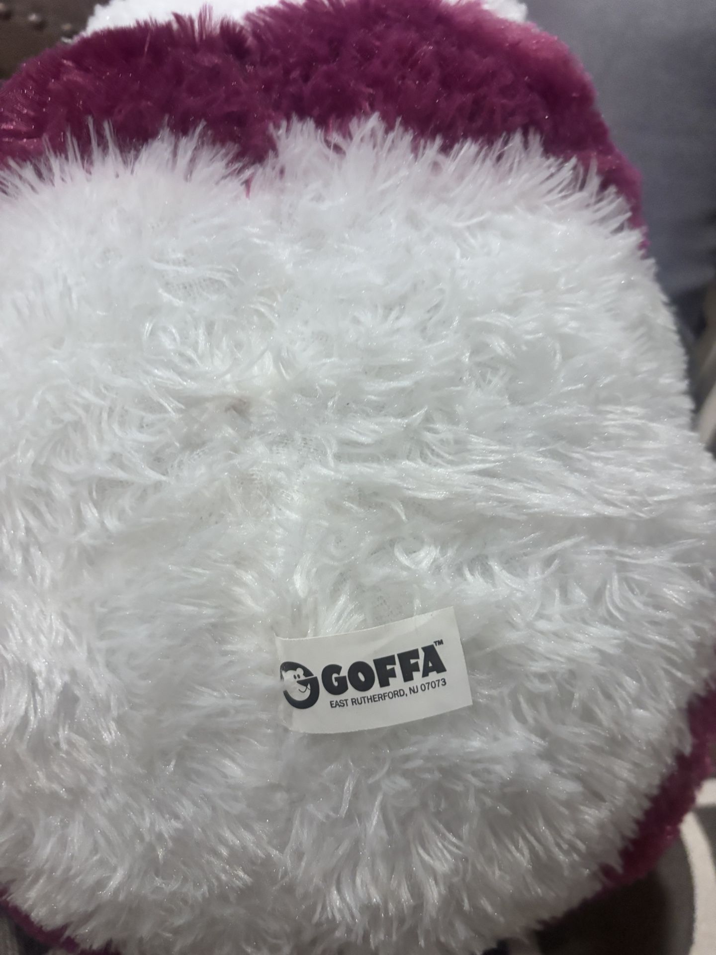 Goffa Pink & White Panda Bear Plush – 13” x 9” - photo 4