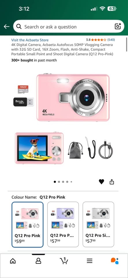 4K Digital Camera, 50MP - photo 4