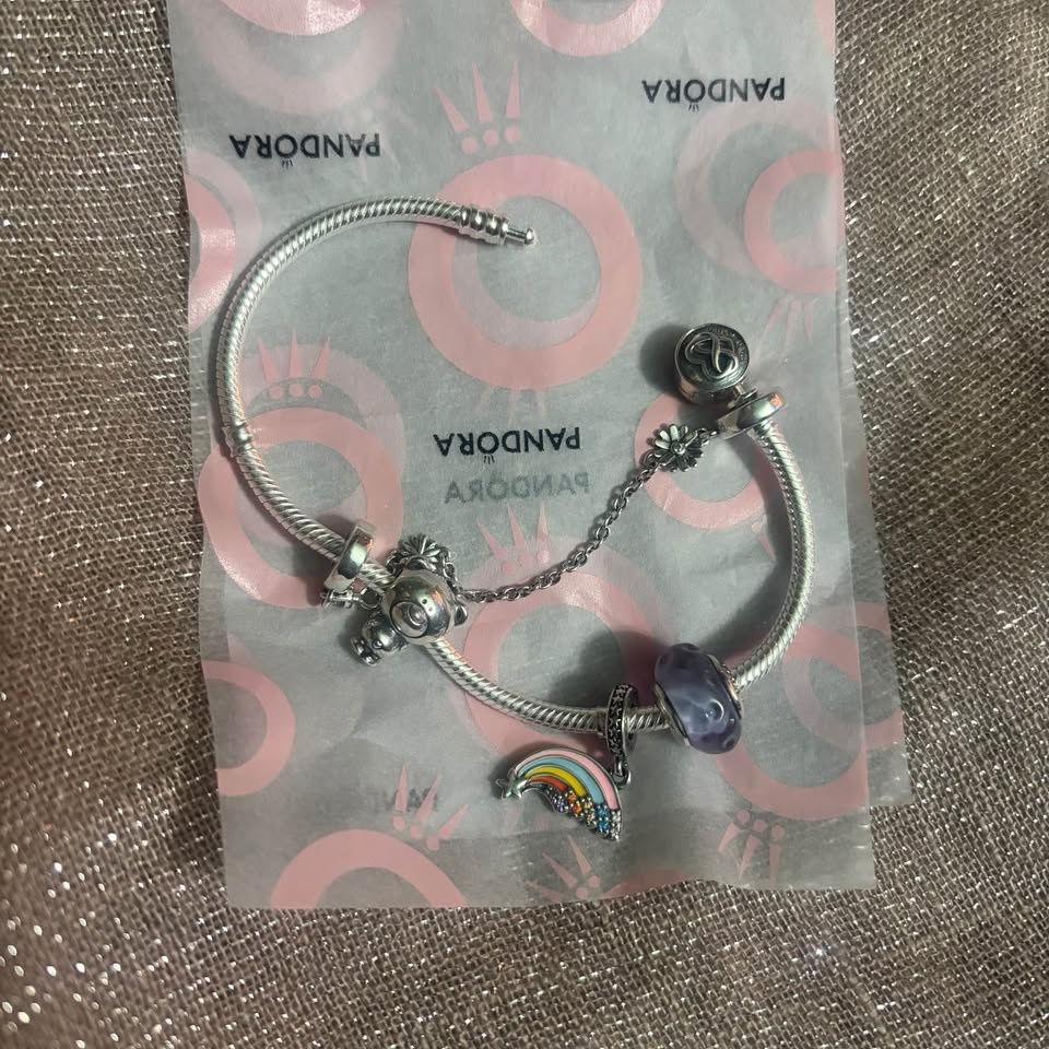Pandora Silver Bracelet with Charms