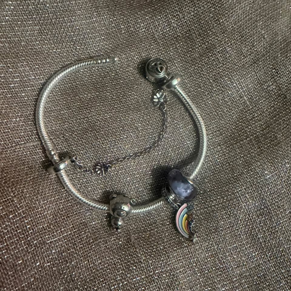 Pandora Silver Bracelet with Charms - photo 2