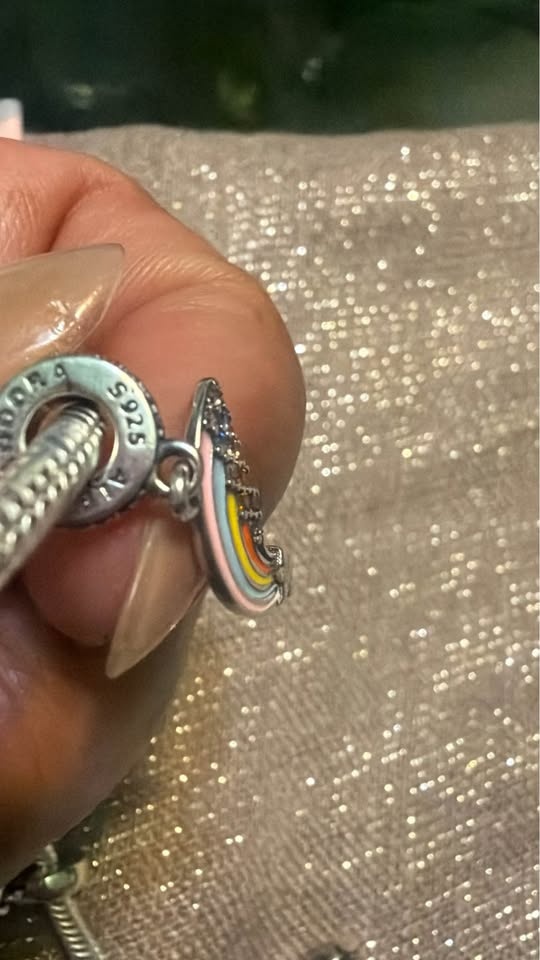 Pandora Silver Bracelet with Charms - photo 3
