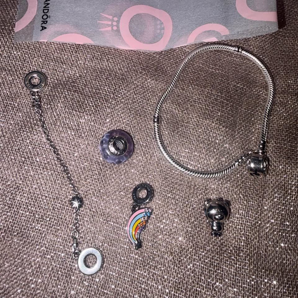 Pandora Silver Bracelet with Charms - photo 5
