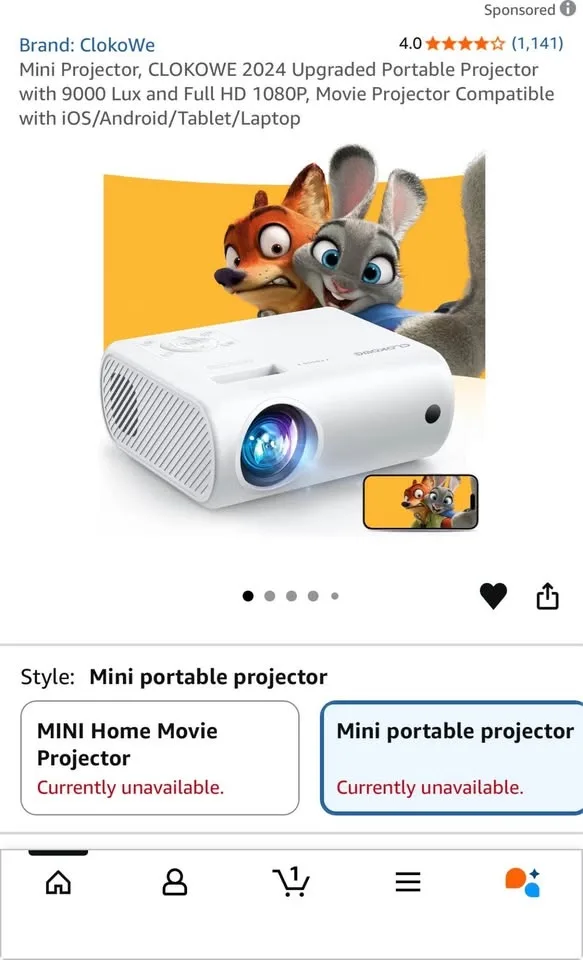 ClokoWe Mini Projector image indicator(4)