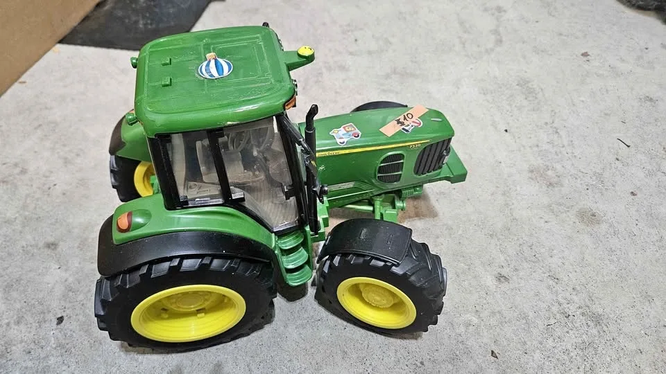 Tractors, police cars, firefighter cars, cars with music