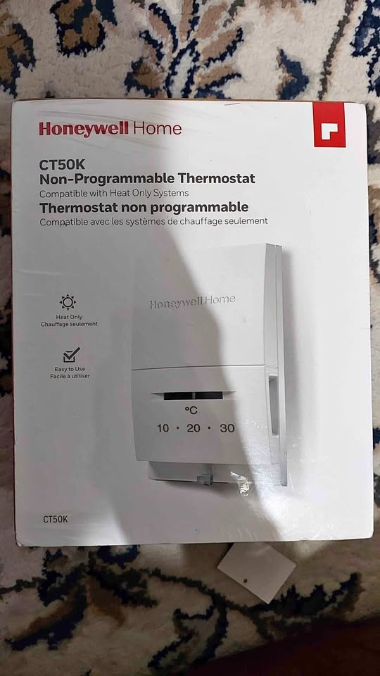 Non programmable thermostat.