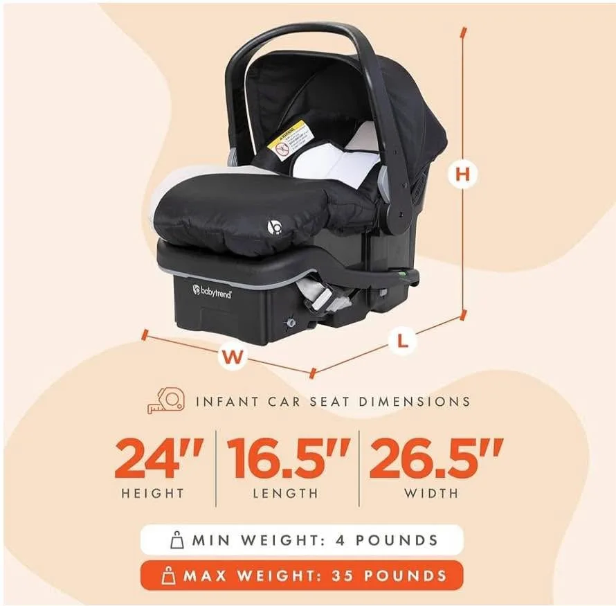 Baby Trend EZ-Lift 35 Infant Car Seat with Cover image indicator(2)