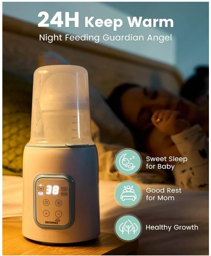 GROWNSY 8-in-1 Baby Bottle Warmer image indicator(4)