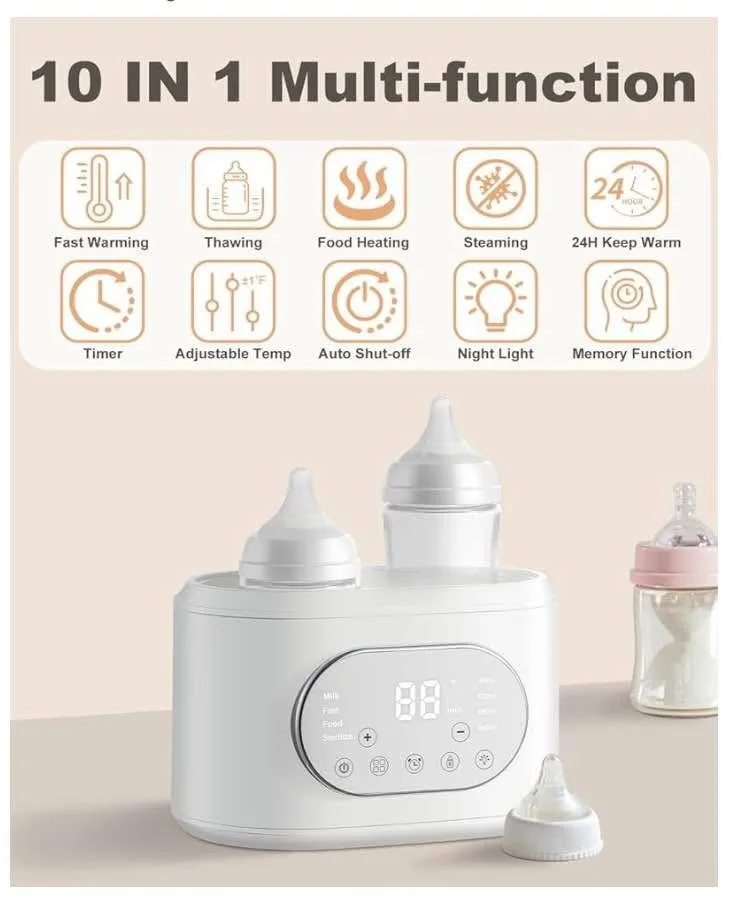 AMZBABYCHEF Baby Bottle Warmer image indicator(2)