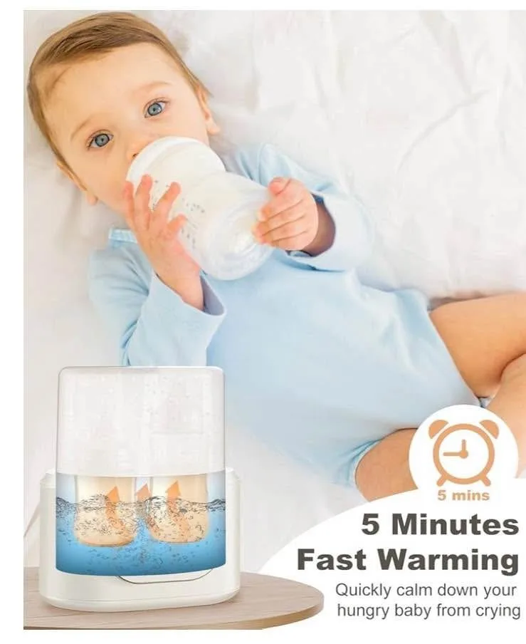 AMZBABYCHEF Baby Bottle Warmer image indicator(3)