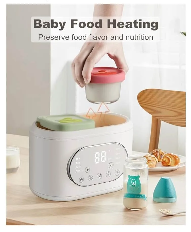 AMZBABYCHEF Baby Bottle Warmer image indicator(4)