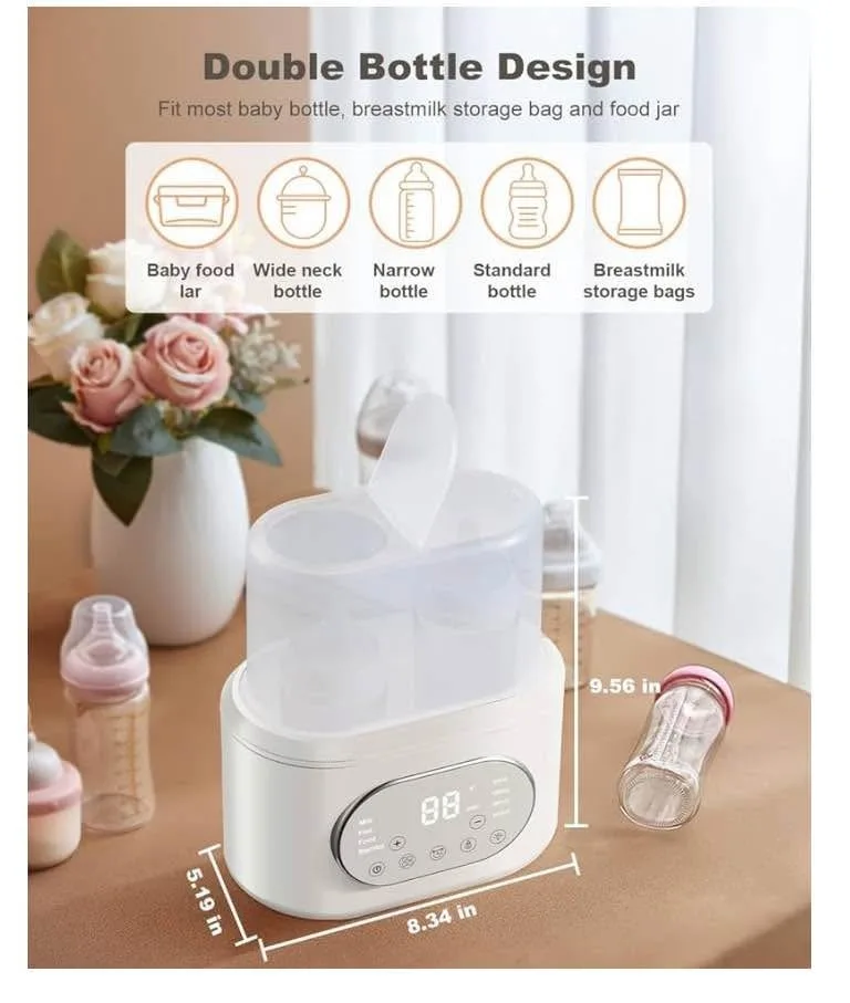 AMZBABYCHEF Baby Bottle Warmer image indicator(8)