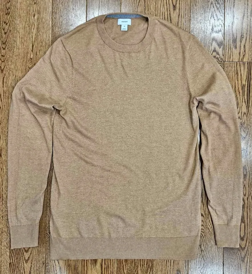 Crew-neck Beige Sweater M