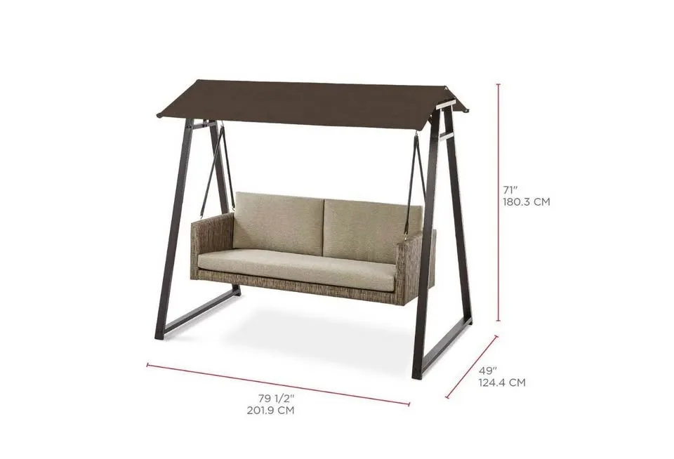 CANVAS Highfield 3-Seater Swing w/Canopy & Cushions image indicator(3)