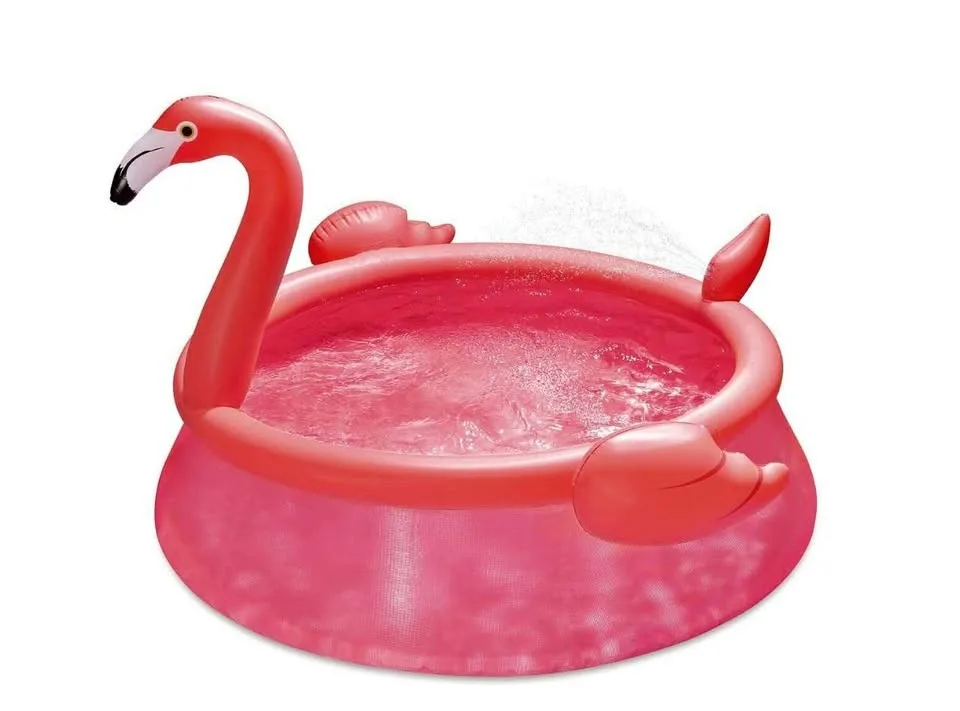 Stella & Finn Flamingo Quick Set Pool, 6-ft x 20-in