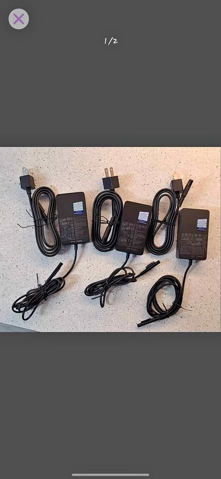 Original Microsoft surface 65W power supply