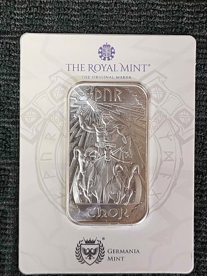 Thor 1oz silver bar very hard to find