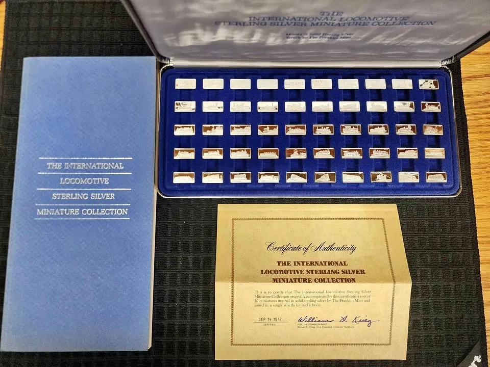 International Locomotive Silver Miniature Collection