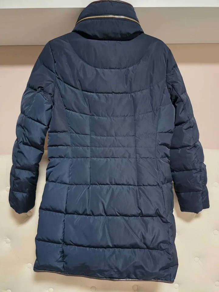Cole Haan Sz S Down Fill Puff Winter Jacket Blue image indicator(6)