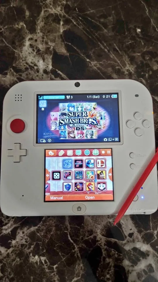 Modded Nintendo 2DS - Metal Circle Pad - 16gb - Every Game