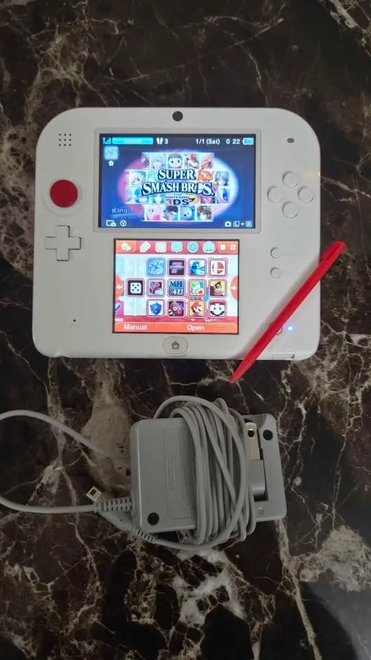 Modded Nintendo 2DS - Metal Circle Pad - 16gb - Every Game image indicator(3)