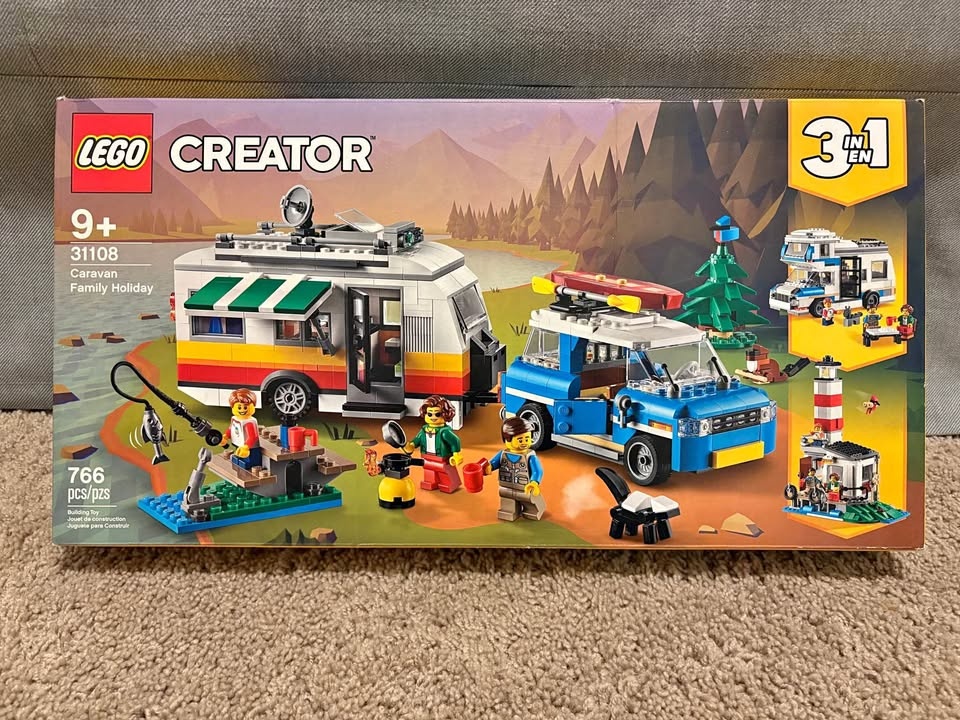 Lego Caravan Holiday Set New
