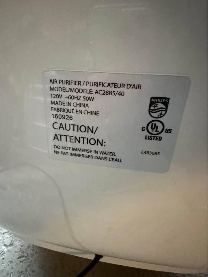 Philips Air Purifier Series AC2885/40 - photo 5