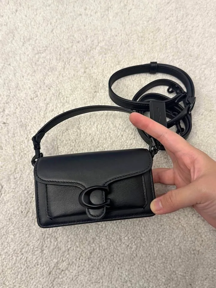 Coach Tabby 12 ALL BLACK