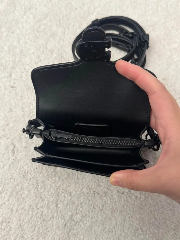 Coach Tabby 12 ALL BLACK image indicator(2)