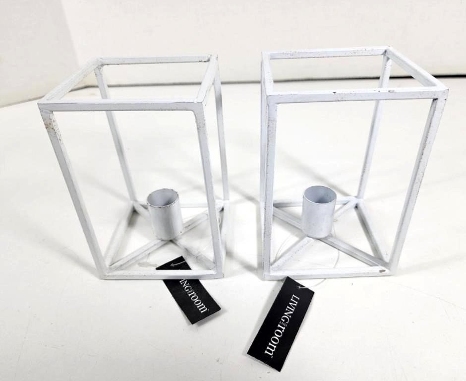 Candle Decor Metal Frame