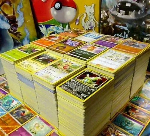 200 Pokemon Cards Bulk Lot - No Duplicates!
