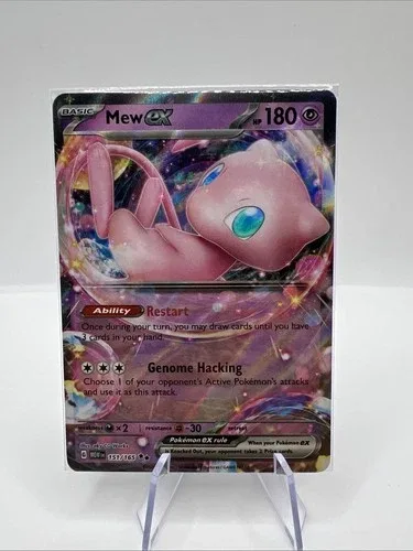 Mew ex 151 Ultra Rare Holo Pokémon TCG 151/165