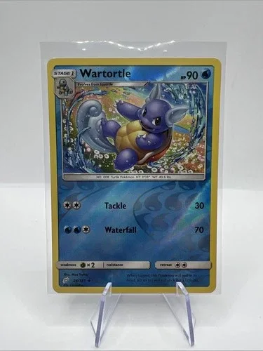 Pokémon TCG Wartortle Team Up Reverse Holo
