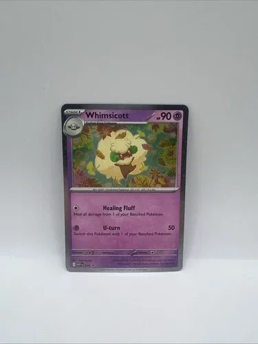 Pokemon Tcg Whimsicott #19 Promo Black Star. 3 Swirls.