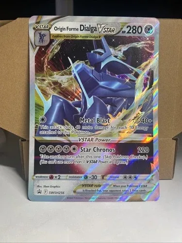 Origin Forme Dialga VSTAR SWSH256 - Jumbo - Black Star Promo Pok