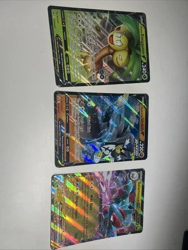 Oversized Rare Jumbo Pokemon Cards Lot 3 V/EX Jumbo Cards