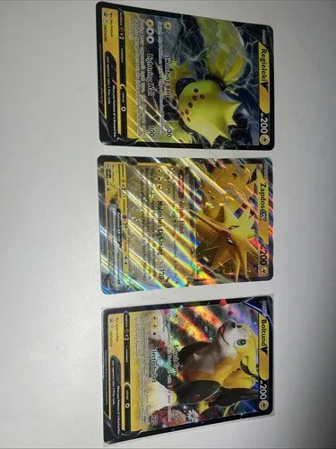 Oversized Rare Jumbo Pokemon Cards Lot 3 V/EX Jumbo Cards