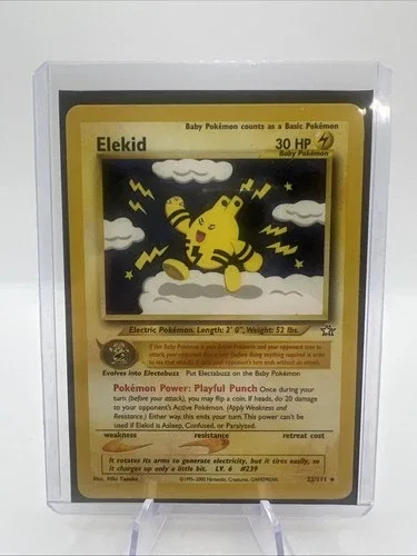 Elekid - 22/111 - Pokemon Neo Genesis Unlimited Rare Card LP