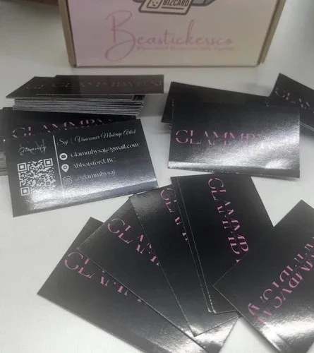 Beastickersco: Custom  Business cards  100/pcs image indicator(9)