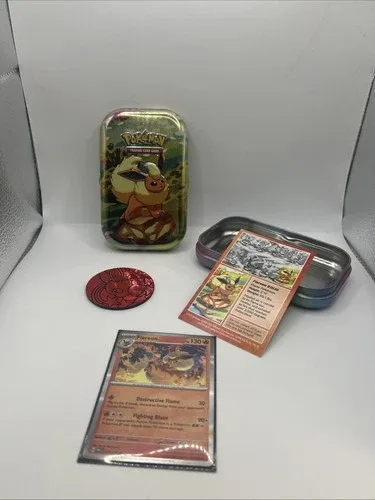 Flareon Holo - Complete w/ Matching Tin & Coin Bundle
