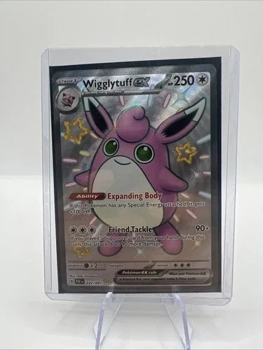 Wigglytuff ex 336/190 Shiny Treasure Ex Holo Pokemon Card