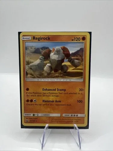 Pokemon TCG Regirock Celestial Storm 2018