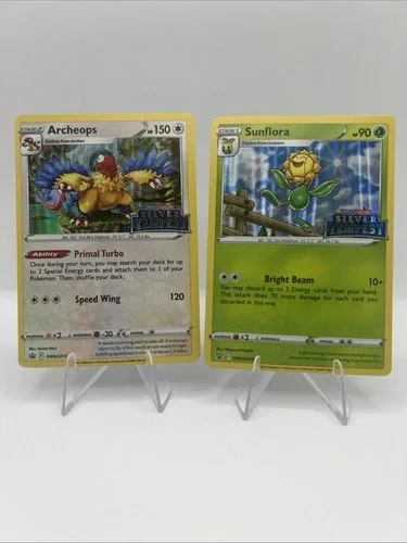 Archeops & Sunflora Pokemon Card