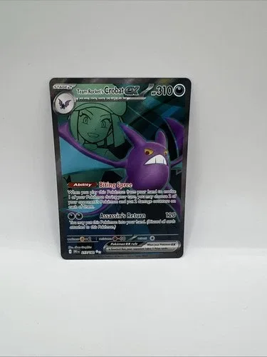 Team Rocket's Crobat ex 217/182 / Destined Rivals / Ultra Rare/