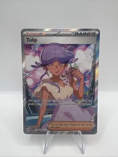 Tulip - Pokemon Paradox Rift Full Art Ultra Rare Card NM
