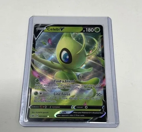 Celebi V - 001/202 - Pokemon Card NM