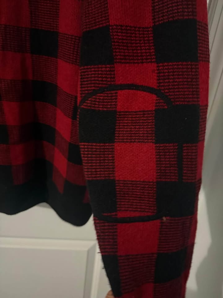 New Polo Ralph Lauren Buffalo Check Merino Wool Cardigan - photo 5